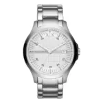 Armani Exchange Herrklocka Quartz Grå Stållänk Vit