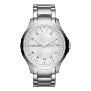 Armani Exchange Herrklocka Quartz Grå Stållänk Vit