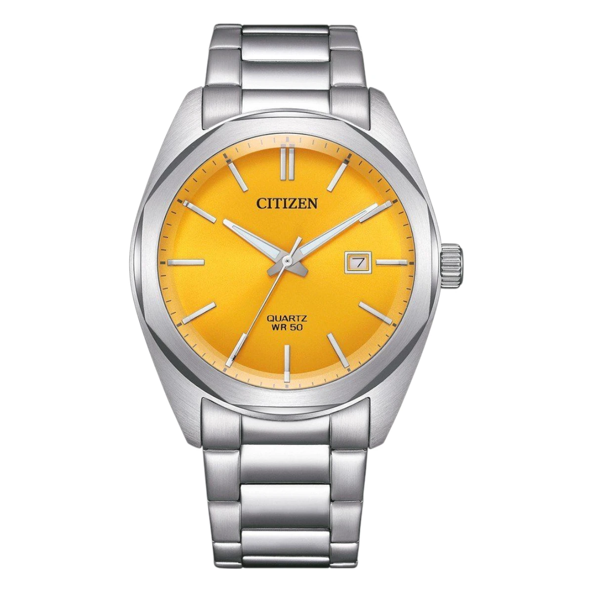 BI5110-54Z_1 Citizen Classic Quartz Stållänk Gul