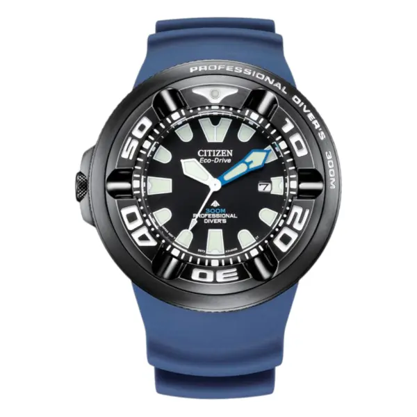 Citizen Promaster Professional Diver Eco-Drive Gummiarmband Svart