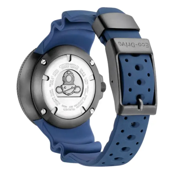 Citizen Promaster Professional Diver Eco-Drive Gummiarmband Svart, bild 2