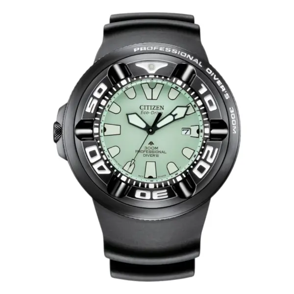 Citizen Promaster Professional Diver Eco-Drive Gummiarmband Grön
