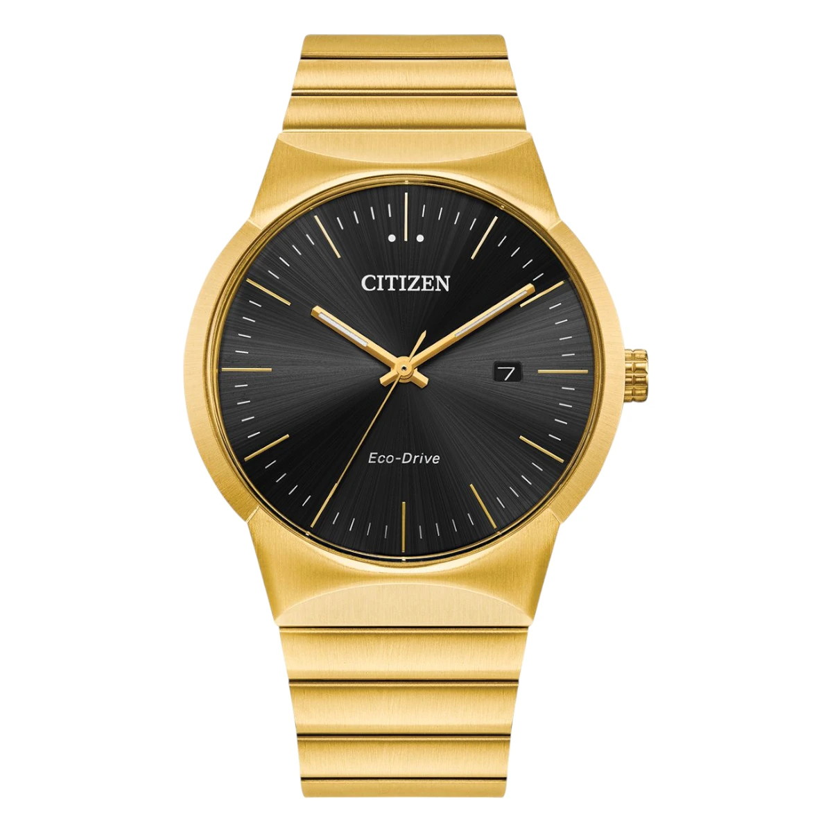 BM7582-56E_1 Citizen Solar Svart/Guldtonat 40 mm - Bild 1