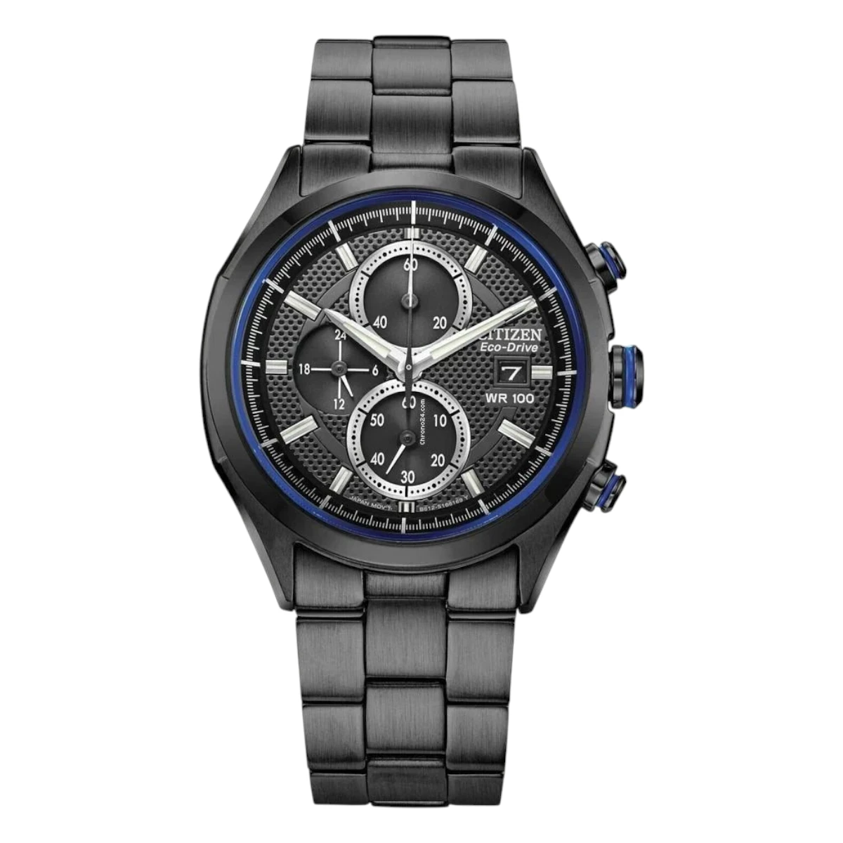 CA0438-52E_1 Citizen Solar Svart 41 mm - Bild 1