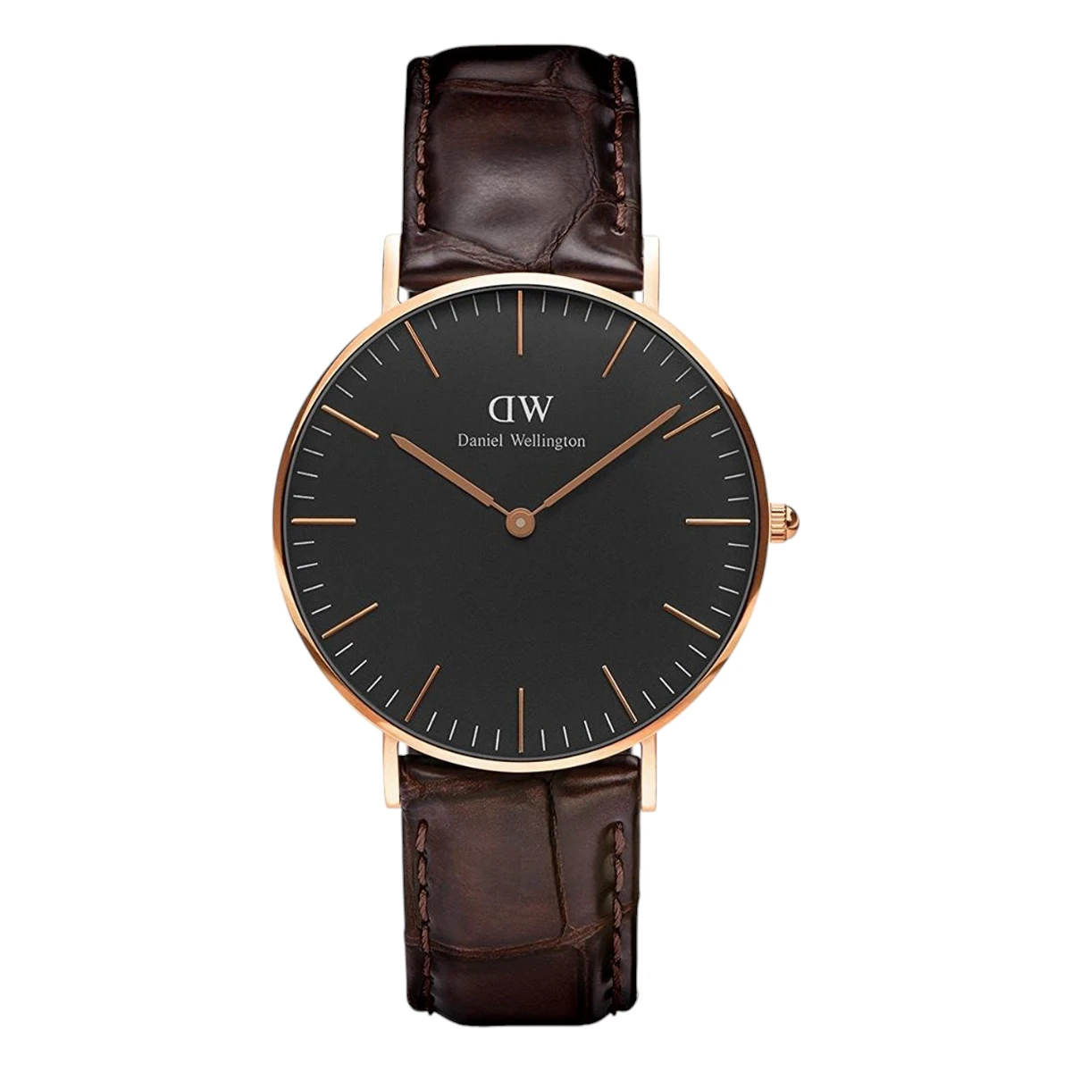 DW00100140 Daniel Wellington Classic Black York Roséguld Svart