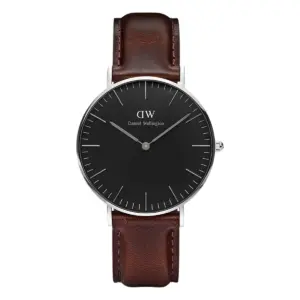 Daniel Wellington Classic Bristol Silver Svart