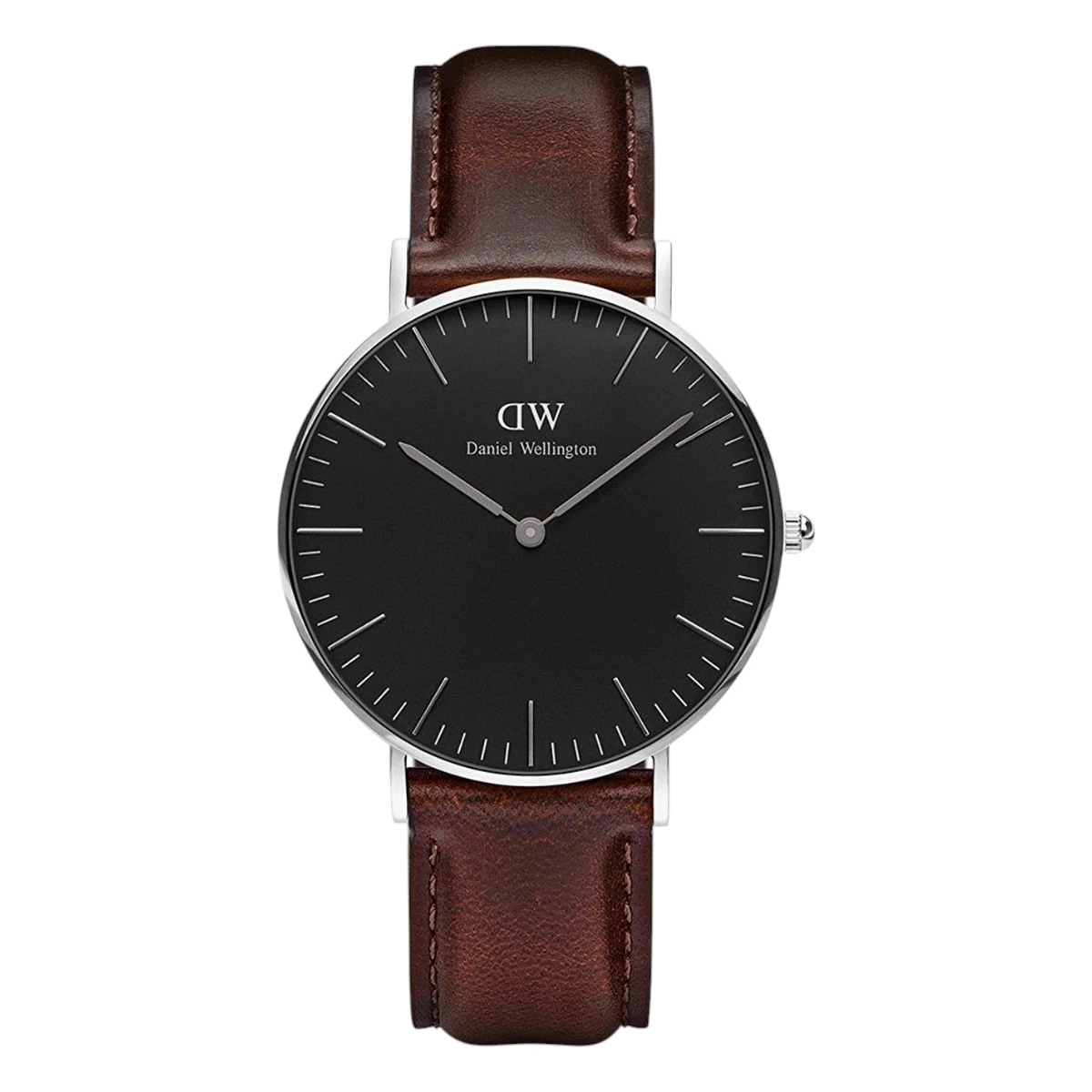 DW00100143 Daniel Wellington Classic Bristol Silver Svart