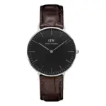Daniel Wellington Classic York Silver Svart