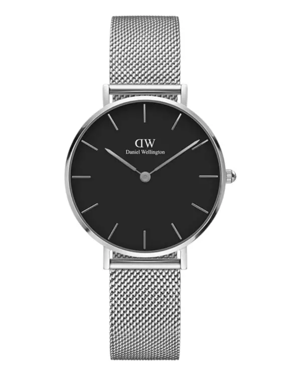 Daniel Wellington Petite Sterling Silver Svart