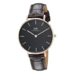 Daniel Wellington Petite York Roséguld Svart