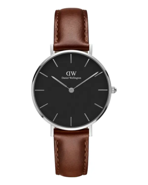 Daniel Wellington Petite St Mawes Silver Svart