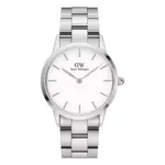Daniel Wellington Iconic Link Silver Äggskalsvit