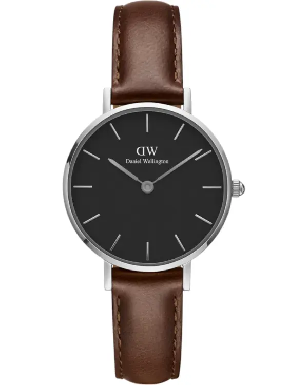 Daniel Wellington Petite St Mawes Silver Svart