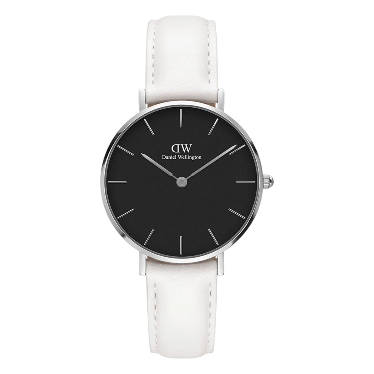 DW00100284 Daniel Wellington Petite Bondi Silver Svart