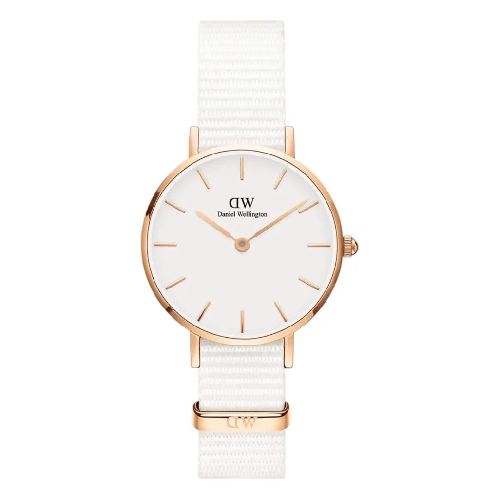 Daniel Wellington Petite Dover Roséguld Äggskalsvit
