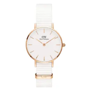 Daniel Wellington Petite Dover Roséguld Äggskalsvit