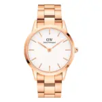 Daniel Wellington Iconic Link Roséguld Äggskalsvit