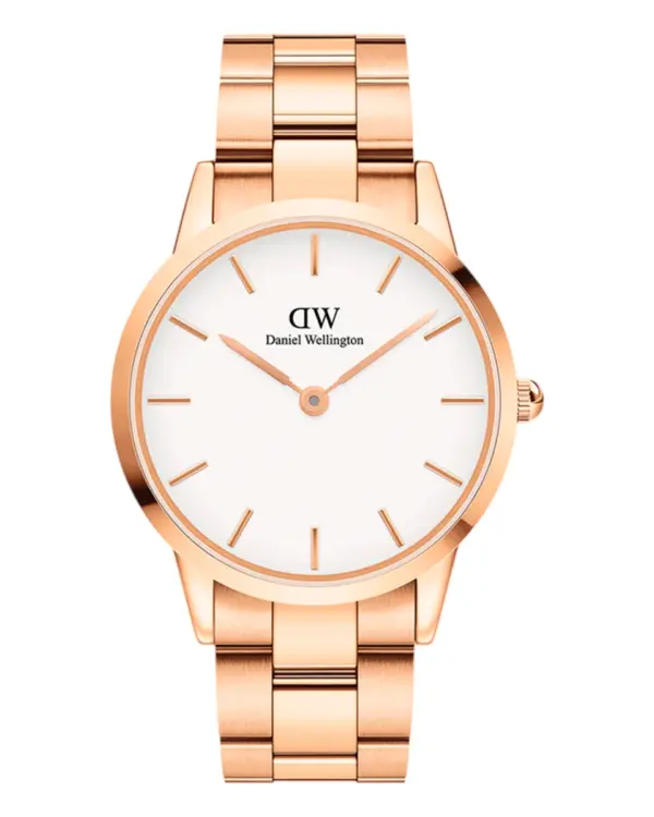 Daniel Wellington Iconic Link Roséguld Äggskalsvit
