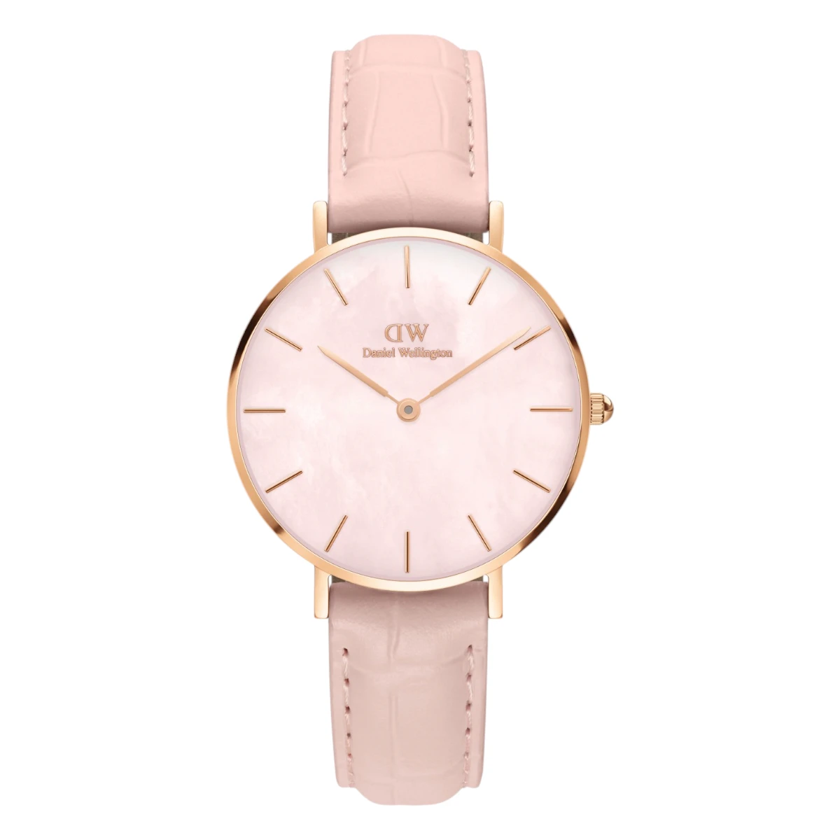 DW00100514 Daniel Wellington Petite Rouge Roséguld Rosa pärlemor