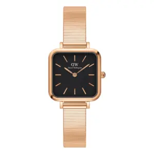 Daniel Wellington Quadro Studio Roséguld Svart