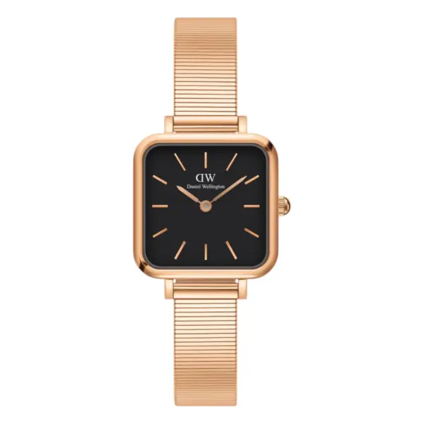 Daniel Wellington Quadro Studio Roséguld Svart