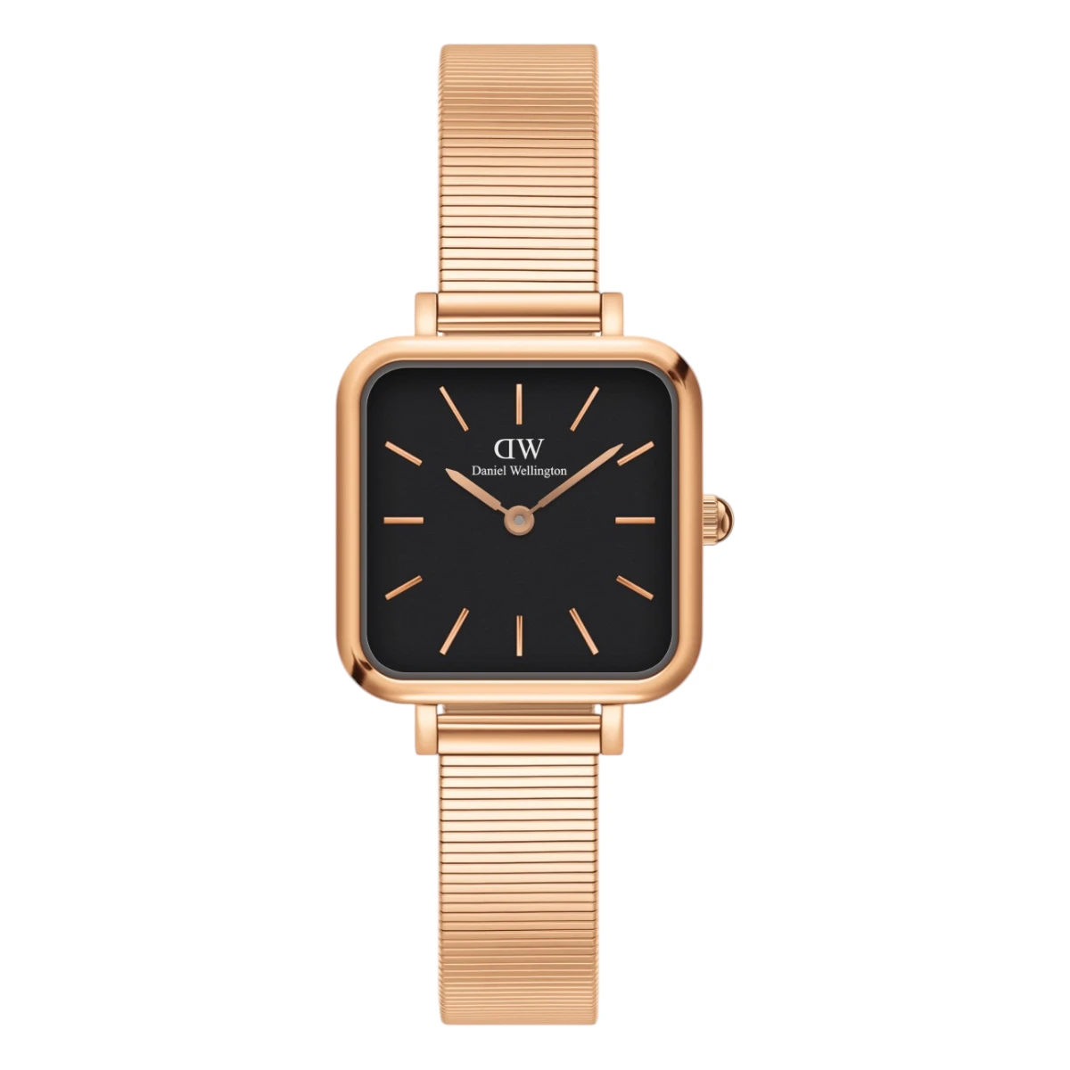 DW00100518 Daniel Wellington Quadro Studio Roséguld Svart