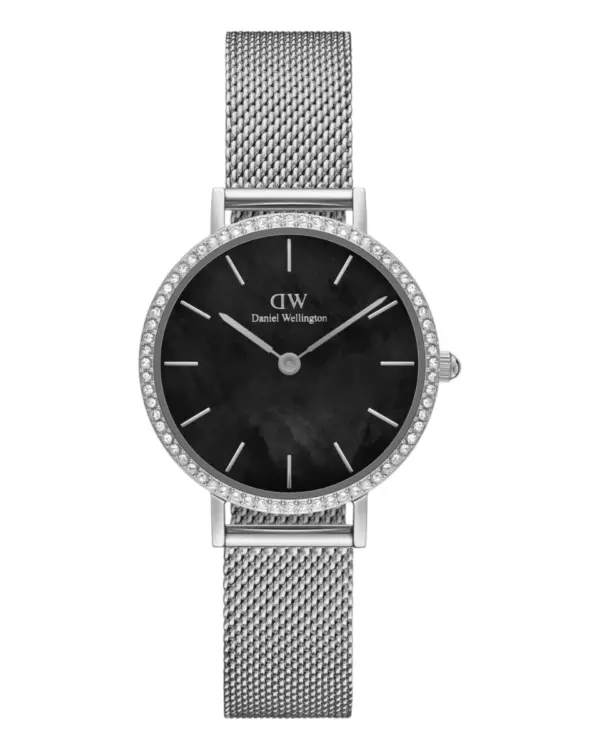 Daniel Wellington Petite Lumine Bezel Sterling Svart pärlemor
