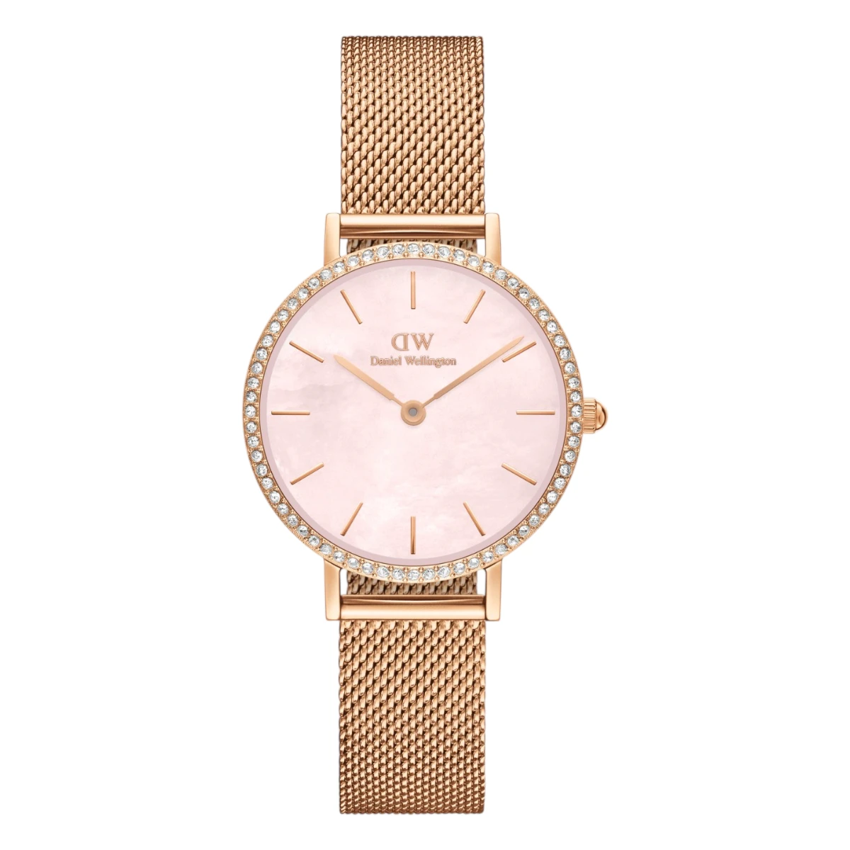 DW00100663 Daniel Wellington Petite Lumine Bezel Melrose Rosa pärlemor