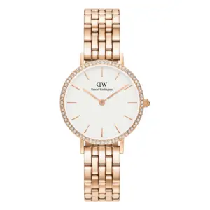 Daniel Wellington Petite Lumine Bezel Melrose Vit