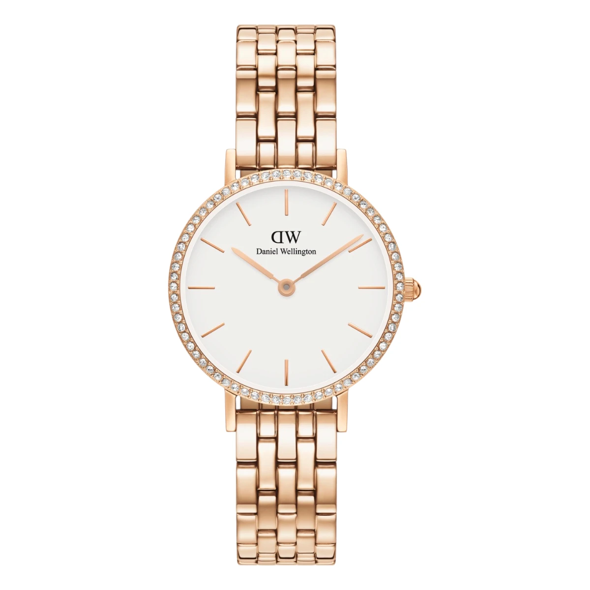 DW00100666 Daniel Wellington Petite Lumine Bezel Melrose Vit
