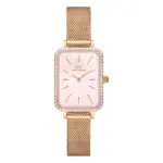 Daniel Wellington Quadro Lumine Bezel Melrose Rosa pärlemor