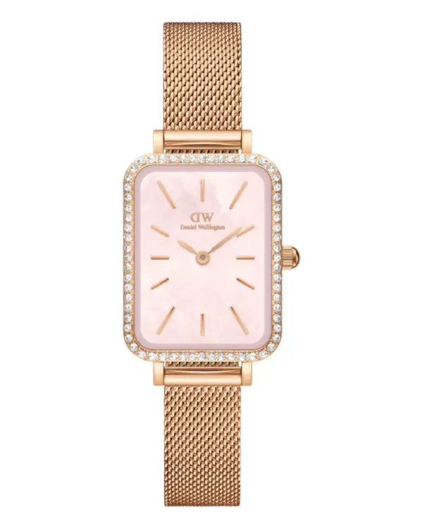 Daniel Wellington Quadro Lumine Bezel Melrose Rosa pärlemor
