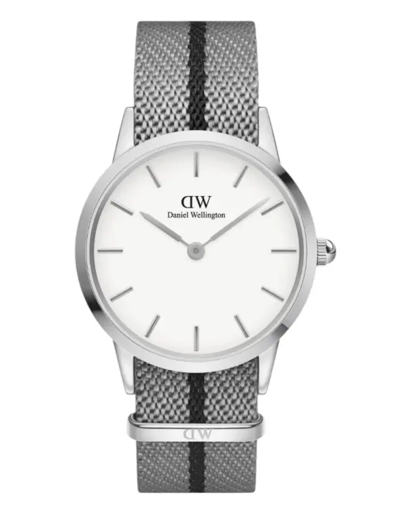 Daniel Wellington Iconic NATO Grå/Svart Äggskalsvit