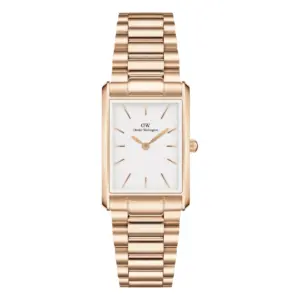 Daniel Wellington Bound 3-Link Roséguld Vit