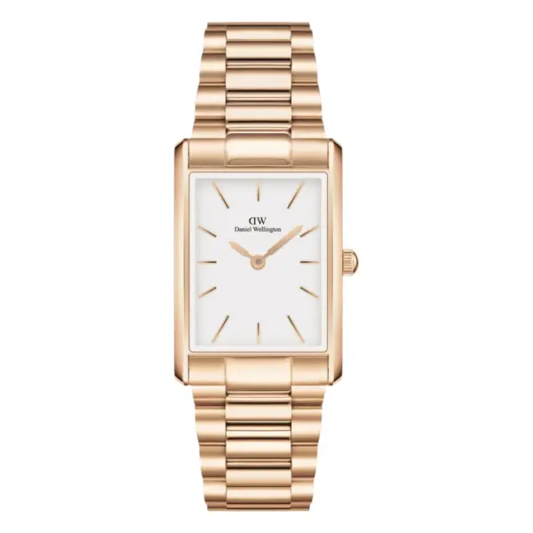 Daniel Wellington Bound 3-Link Roséguld Vit