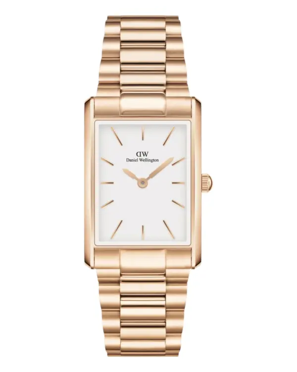 Daniel Wellington Bound 3-Link Roséguld Vit