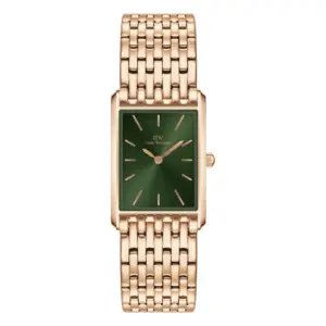Daniel Wellington Bound 9-Link Roséguld Grön