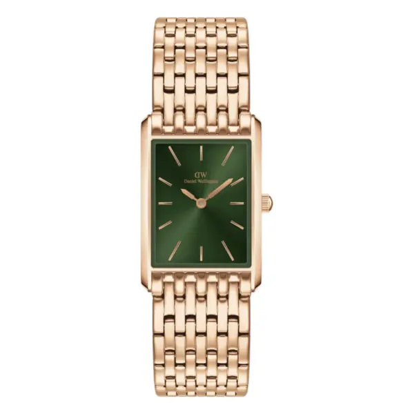 Daniel Wellington Bound 9-Link Roséguld Grön