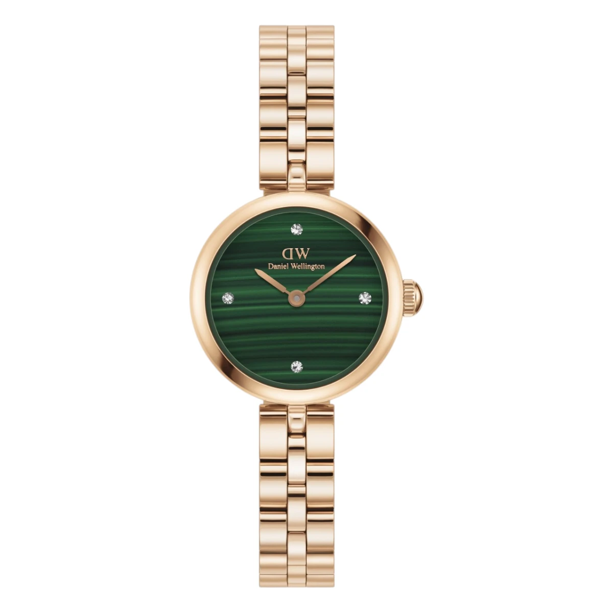 DW00100721 Daniel Wellington Elan Lumine Malakit Roséguld Grön