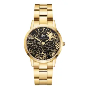Daniel Wellington Iconic Link Steven Harrington Guld Svart