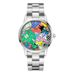 Daniel Wellington Iconic Link Steven Harrington Silver Flerfärgad