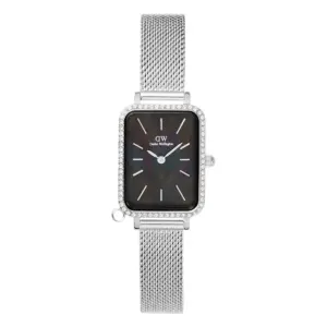 Daniel Wellington Quadro Crystal Zodiac Sterling Svart pärlemor