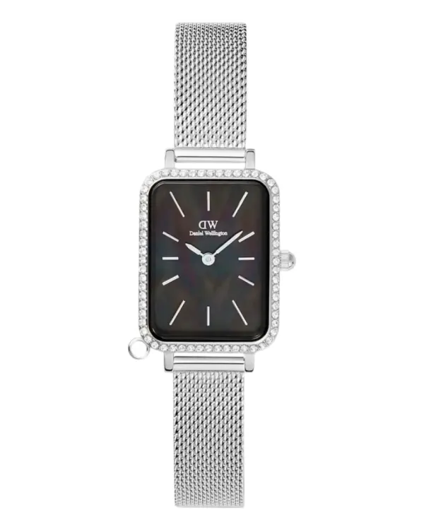 Daniel Wellington Quadro Crystal Zodiac Sterling Svart pärlemor