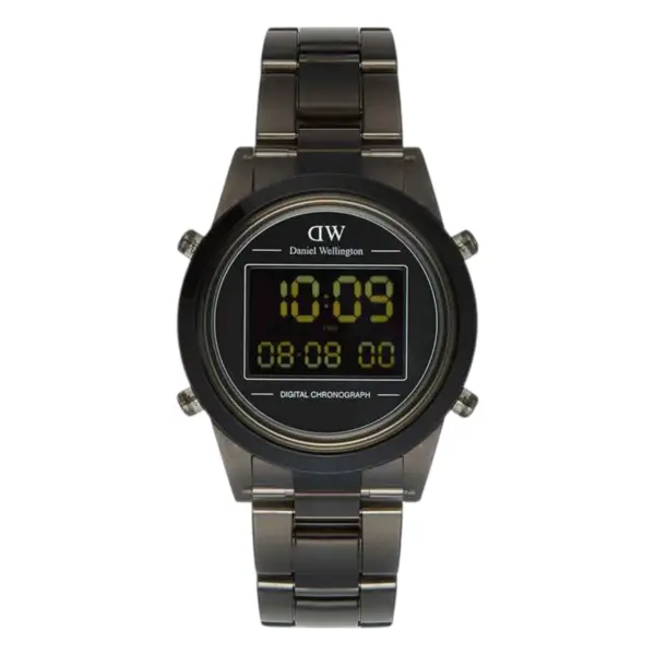 Daniel Wellington Retro Digital Mörkgrå Svart