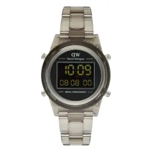 Daniel Wellington Retro Digital Ljusgrå Svart