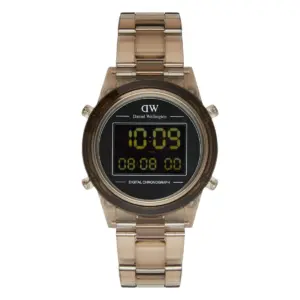 Daniel Wellington Retro Digital Mörkbrun Svart