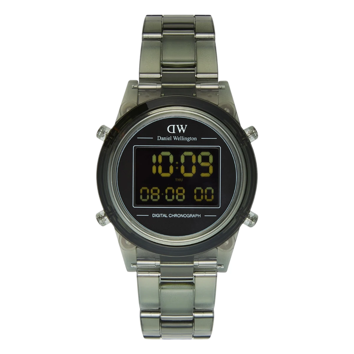 DW00100762 Daniel Wellington Retro Digital Mörkgrön Svart