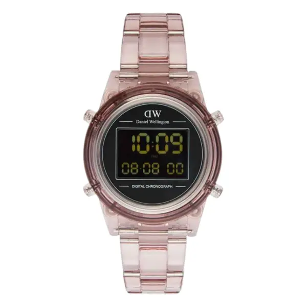 Daniel Wellington Retro Digital 36 mm Digital Plastlänk Mörkrosa