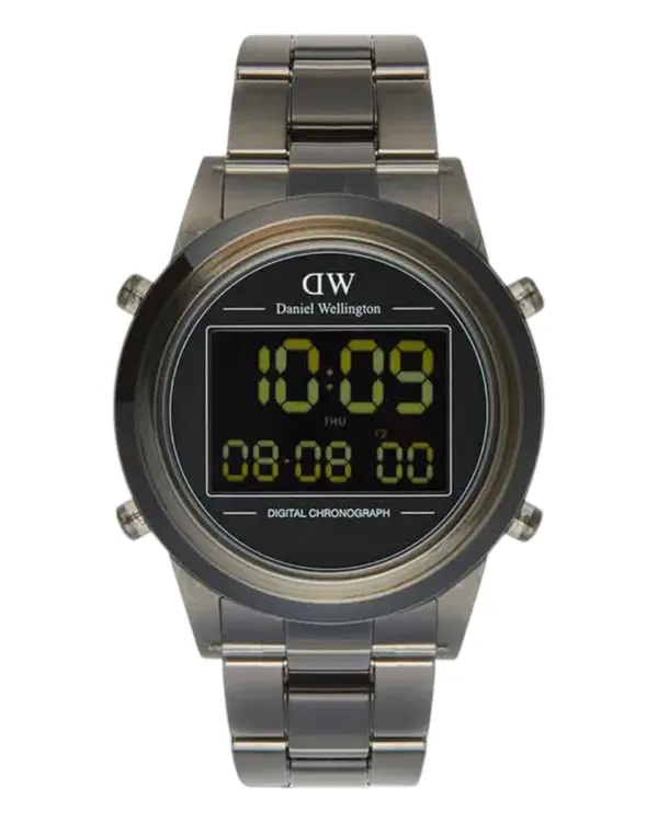 Daniel Wellington Retro Digital Mörkgrå Svart