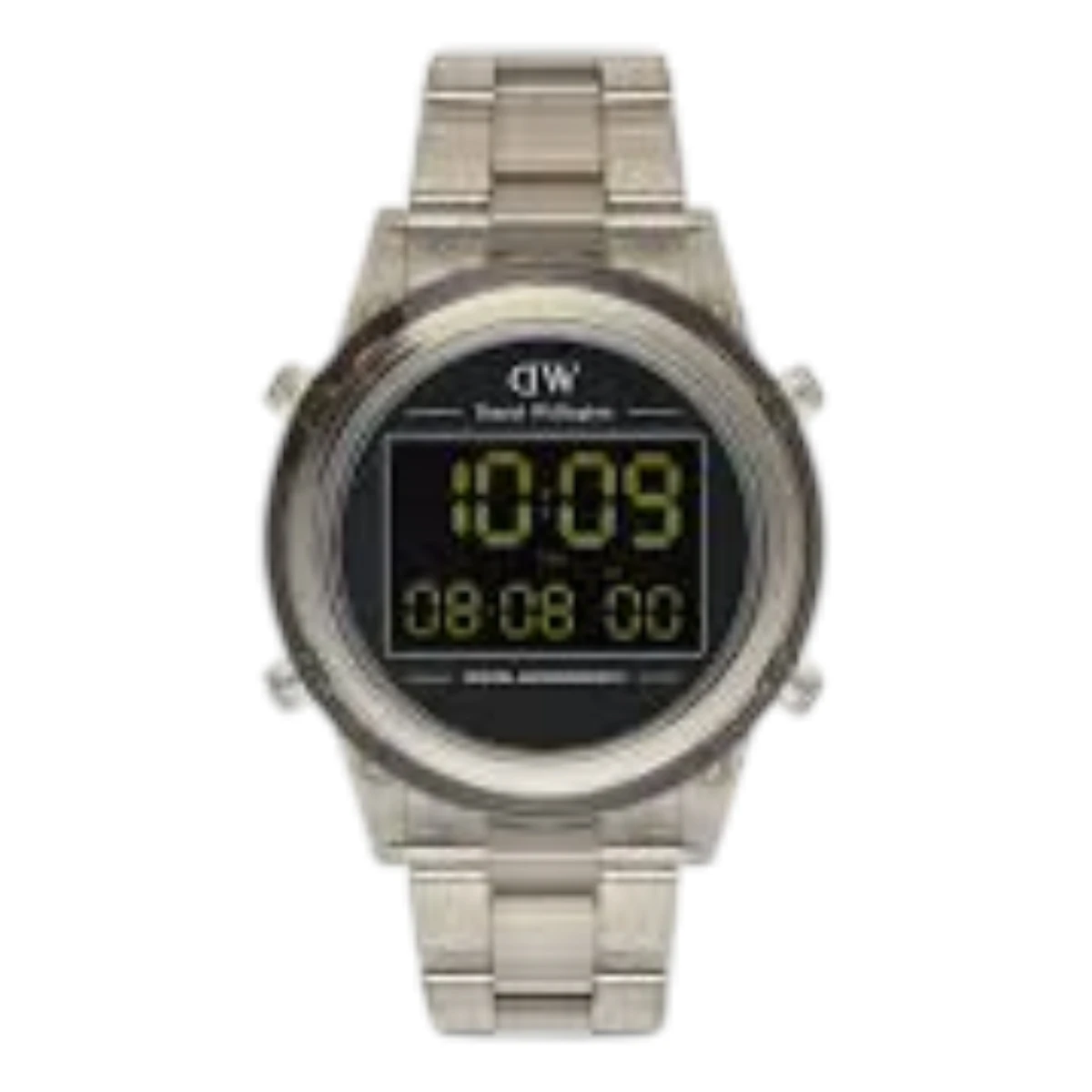 DW00100766 Daniel Wellington Retro Digital Ljusgrå Svart
